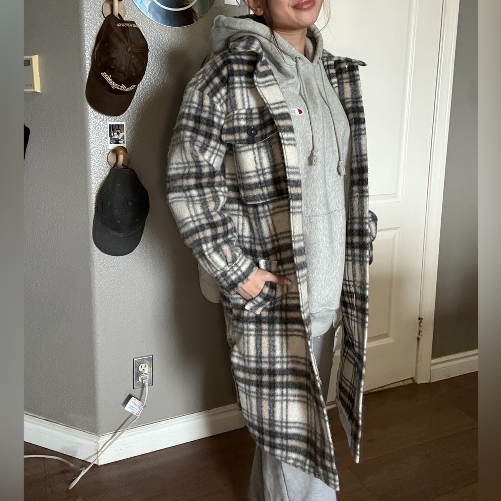 Flannel coat